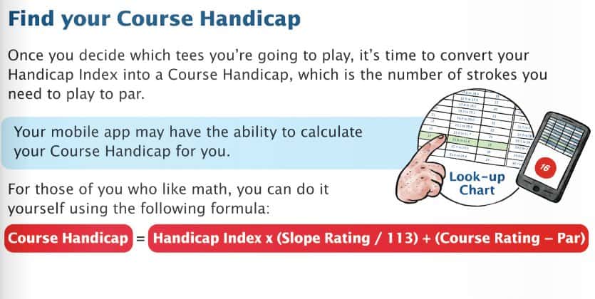 Find Your course Handicap
