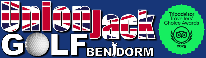 Union Jack Golf Benidorm Logo Trip Advisor 2025 winner