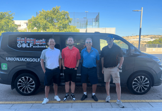 Private English-speaking golf transfers in Benidorm provided by Union Jack Golf